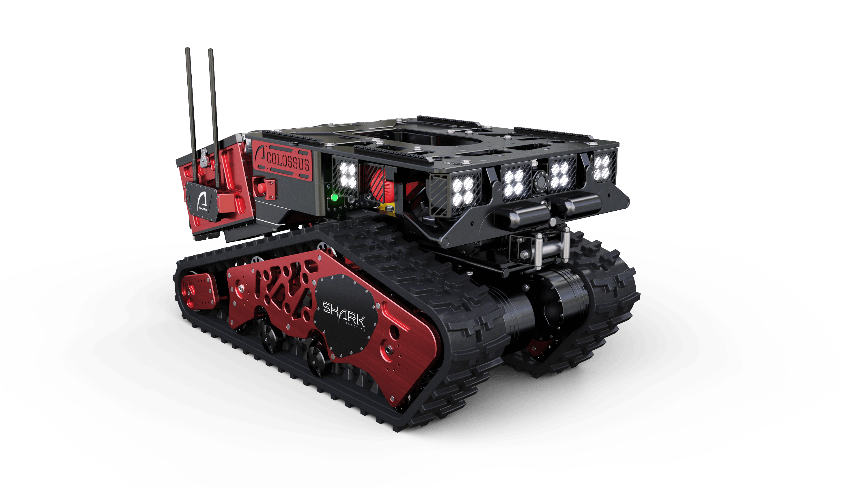 Colossus advanced firefighting robot Shark Robotics