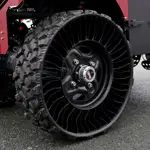 Barakuda robot with Michelin puncture-proof tires for enhanced durability
