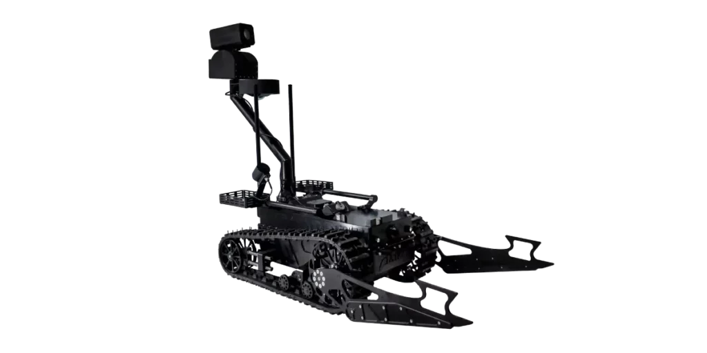 360-degree rotating camera turret providing day, night and thermal imaging for Atrax EOD reconnaissance